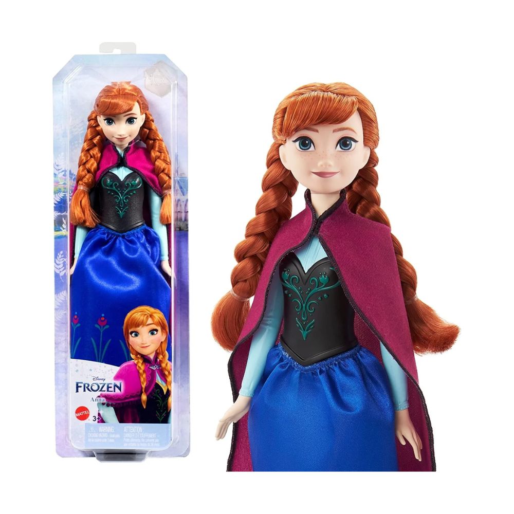 Disney Frozen - Κούκλα Άννα, HLW49 - Mattel