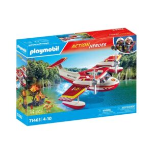 Playmobil Action Heroes-Πυροσβεστικό Υδροπλάνο, 71463 - Playmobil, Playmobil Action