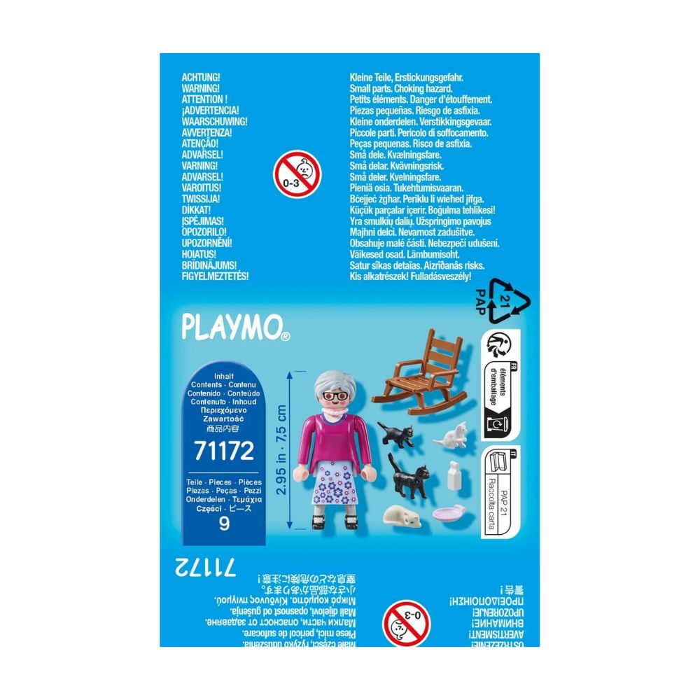 Playmobil Special Plus - Γιαγιά Με Γατάκια, 71172 - Playmobil, Playmobil Special Plus