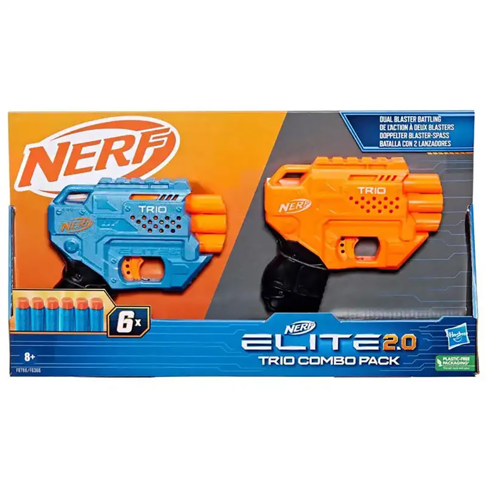 Hasbro Nerf Elite 2.0 Trio Combo Pack F6786 - NERF