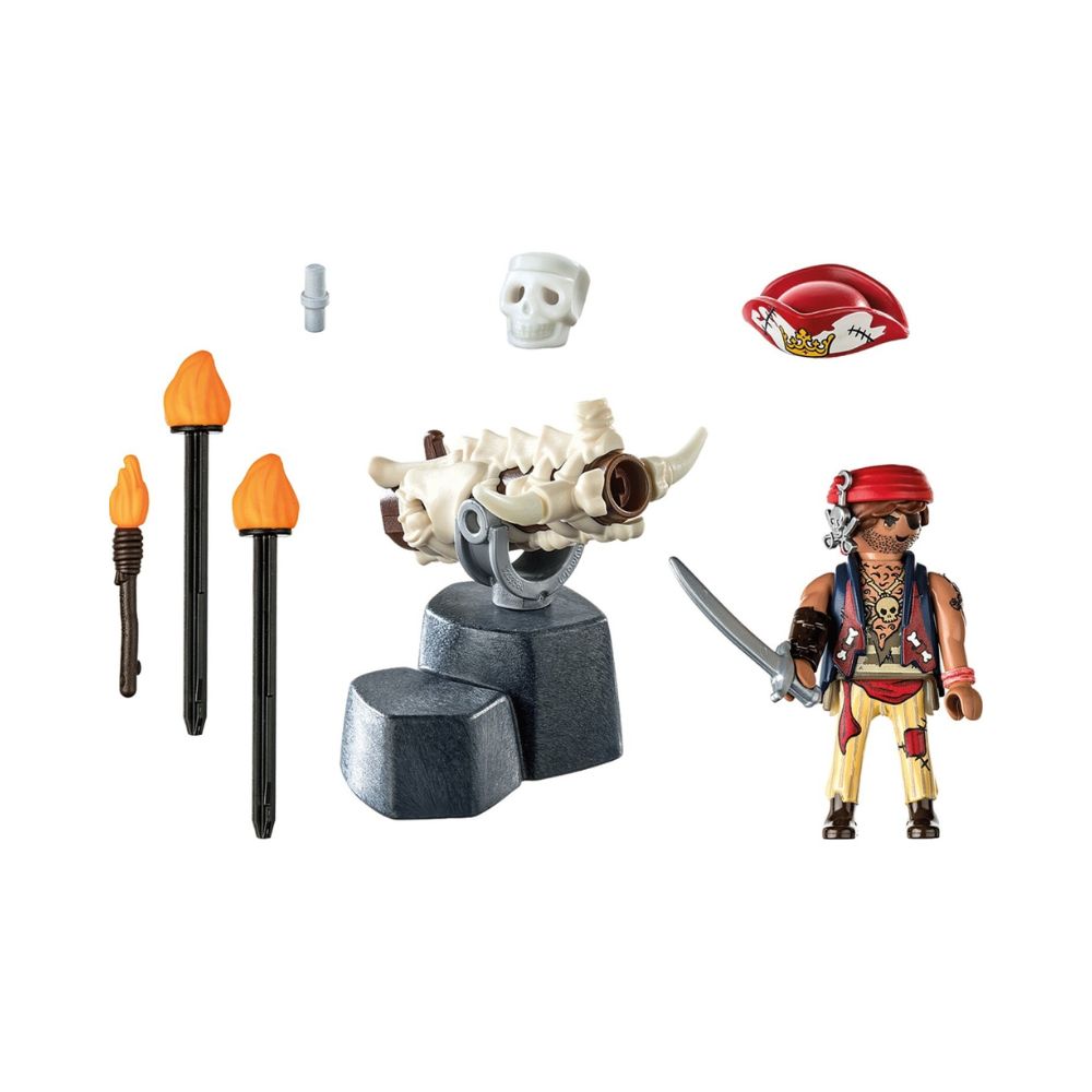 Playmobil Pirates - Πειρατής με κανόνι, 71421 - Playmobil, Playmobil Pirates