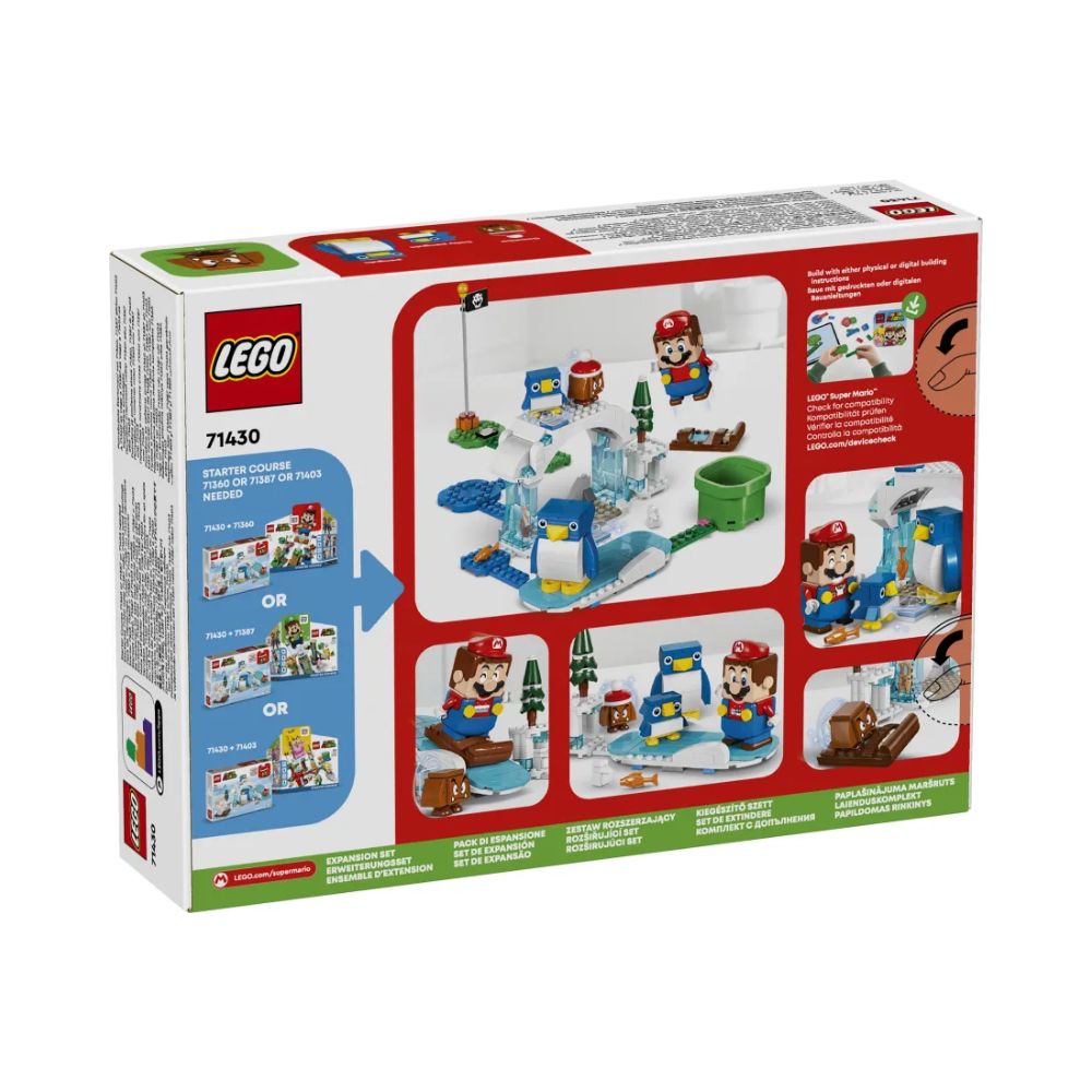 LEGO Super Mario - Penguin Family Snow Adventure Expansion Set, 71430 - LEGO, LEGO Super Mario