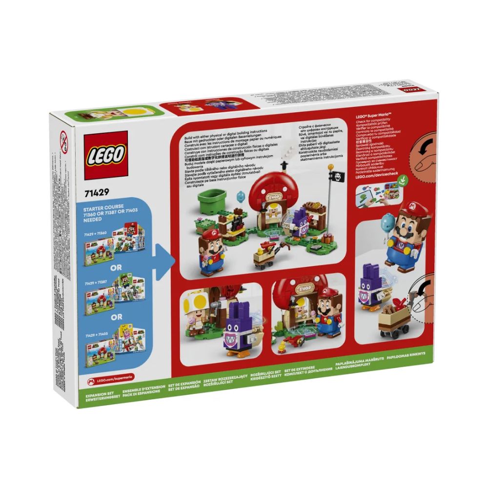LEGO Super Mario - Nabbit At Toad's Shop Expansion Set, 71429 - LEGO, LEGO Super Mario