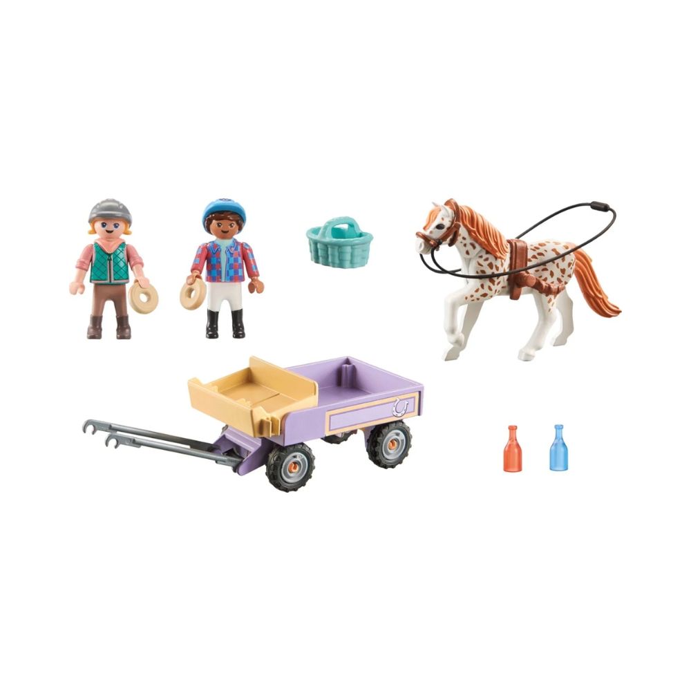Playmobil Horses Of Waterfall - Άλογο με Άμαξα, 71496 - Playmobil, Playmobil Horses Οf Waterfall