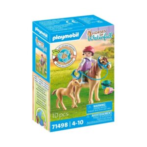 Playmobil Horses Of Waterfall - Παιδάκι με Άλογο και Πουλάρι, 71498 - Playmobil