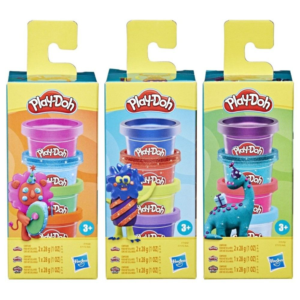 Play-Doh Play-Doh πολύχρωμα μίνι βαζάκια F7172