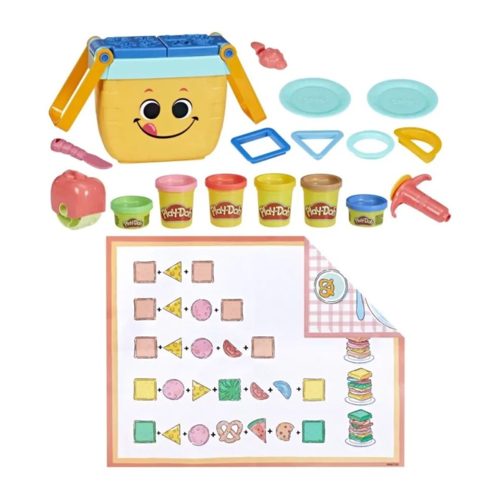 Play-Doh - Picnic Shapes Starter Set, F6916 - Play-Doh