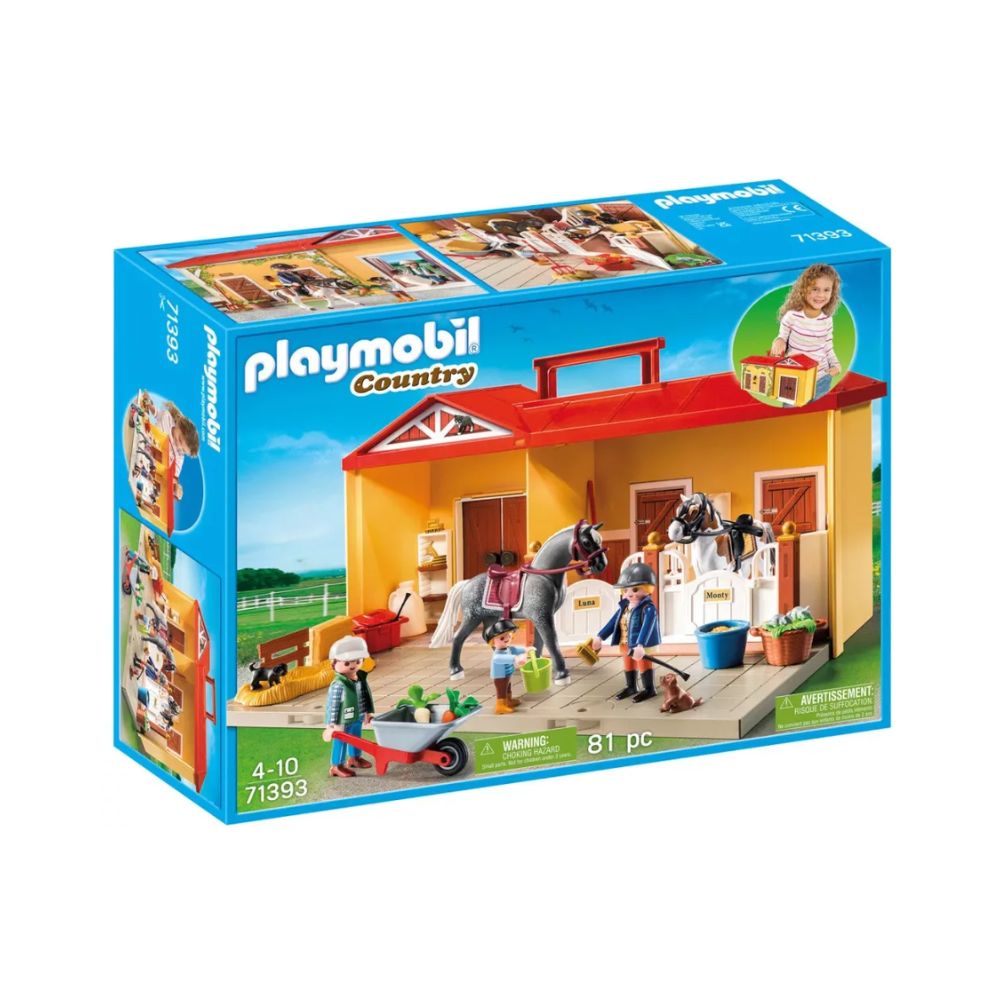 Playmobil Country - Take Along Horse Center, 71393 - Playmobil, Playmobil Country