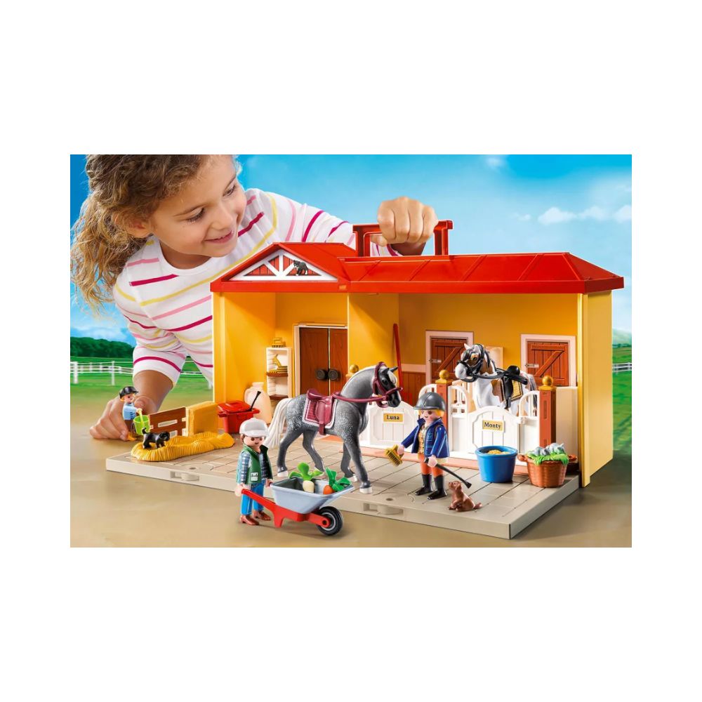 Playmobil Country - Take Along Horse Center, 71393 - Playmobil, Playmobil Country