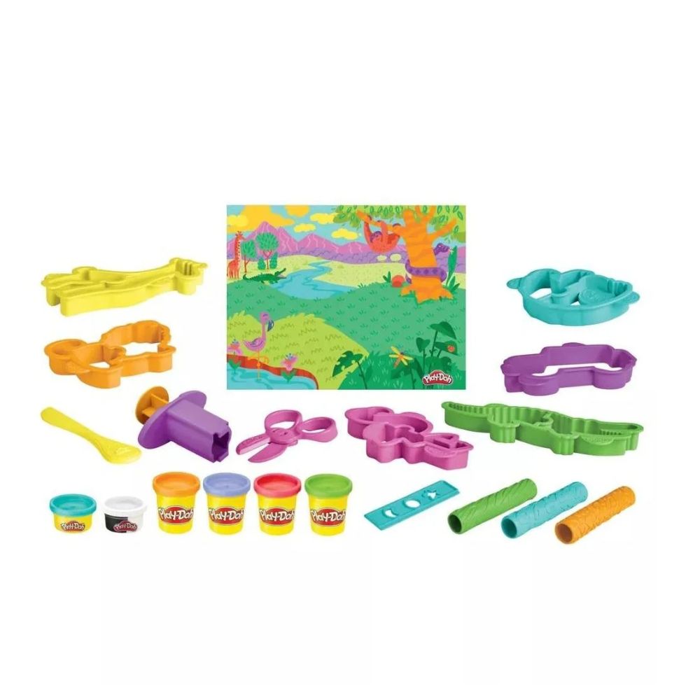 Play-Doh - Wild Animals Toolset, F7213 - Play-Doh