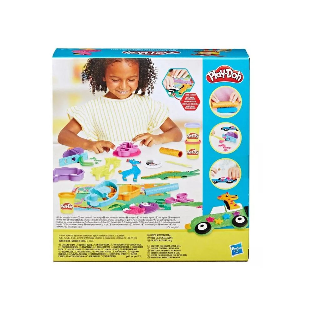 Play-Doh - Wild Animals Toolset, F7213 - Play-Doh