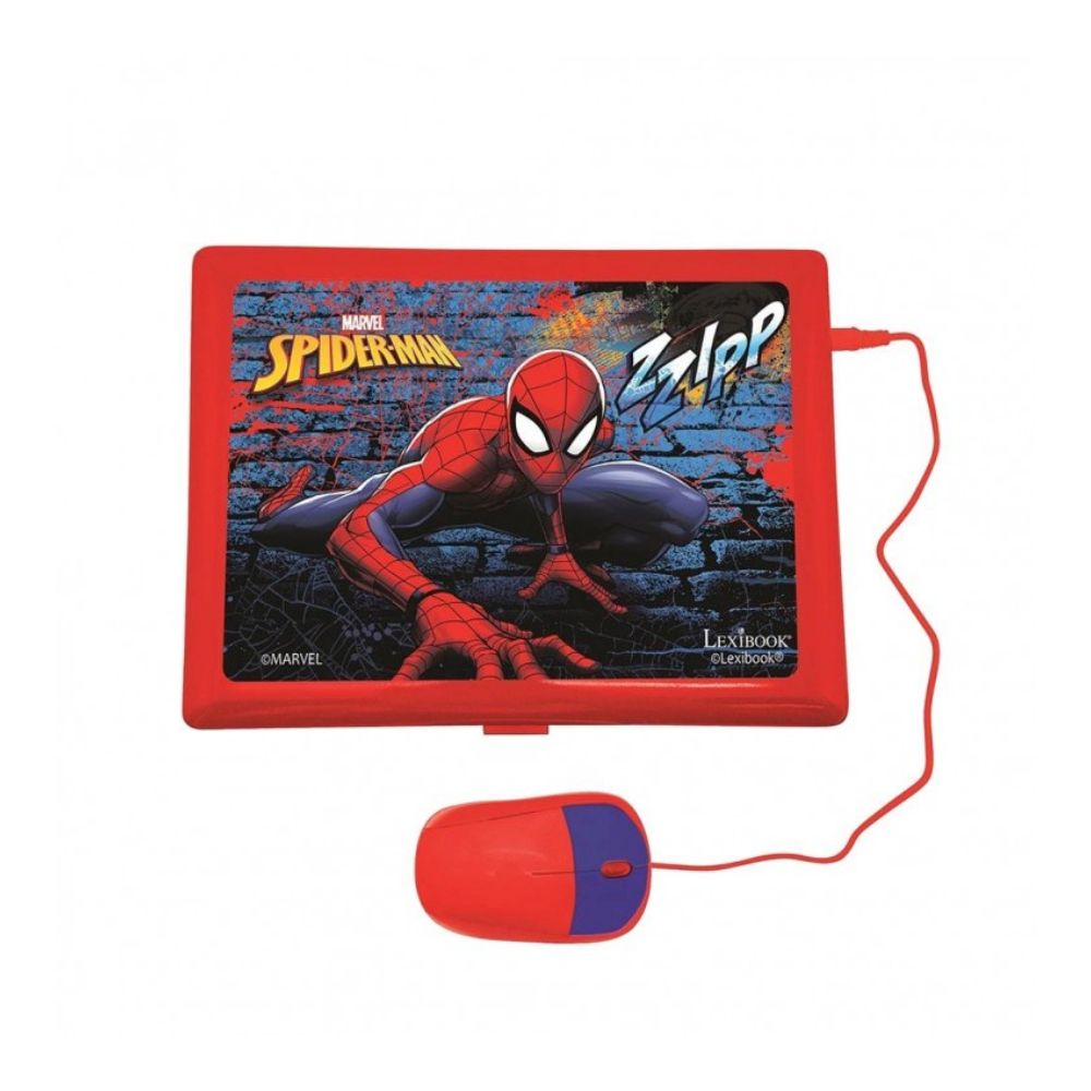 Lexibook - Laptop Spiderman Εκπαιδευτικό Δίγλωσσο, JC598SPi8 - Lexibook, Marvel, Spider-Man