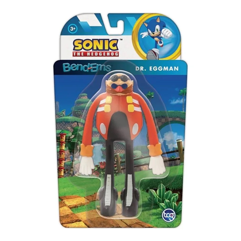 Bend-Ems Sonic Thhe Hedgehog Φιγούρες-4 Σχέδια BEH00000 - Sonic The Hedgehog