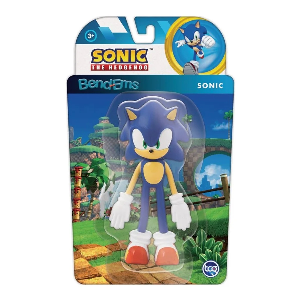 Bend-Ems Sonic Thhe Hedgehog Φιγούρες-4 Σχέδια BEH00000 - Sonic The Hedgehog