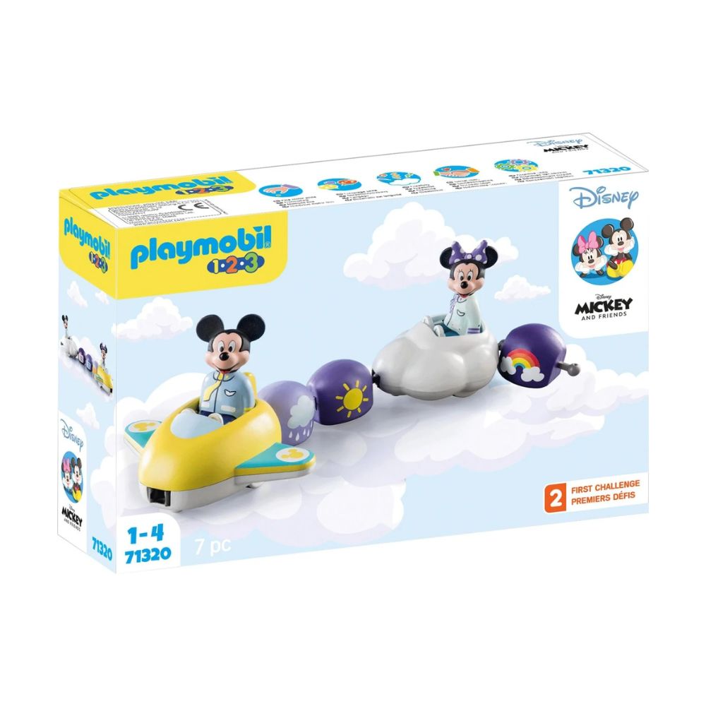 Playmobil 1.2.3. - Τρενάκι Του Mickey Και Της Minnie Mouse, 71320 - Playmobil, Playmobil 1.2.3