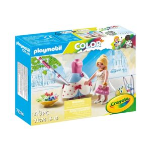 Playmobil Color - Σχεδιάστρια Μόδας, 71374 - Crayola, Playmobil
