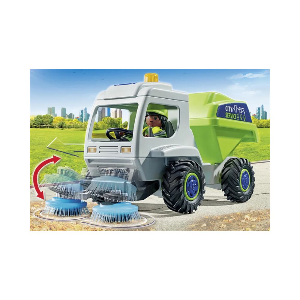 Playmobil City Action - Όχημα καθαρισμού δρόμων, 71432 - Playmobil, Playmobil City Action