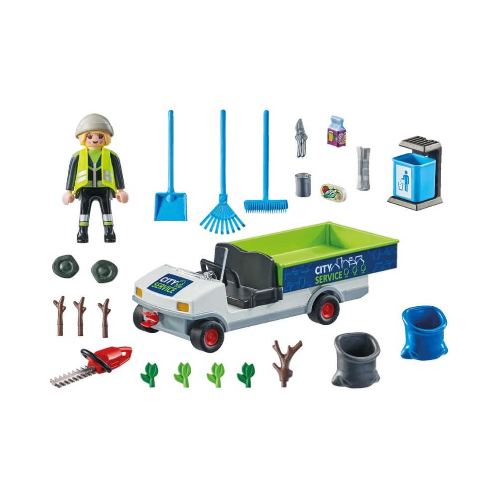 Playmobil City Action - Ηλεκτρικό Όχημα Οδοκαθαριστή, 71433 - Playmobil, Playmobil City Action