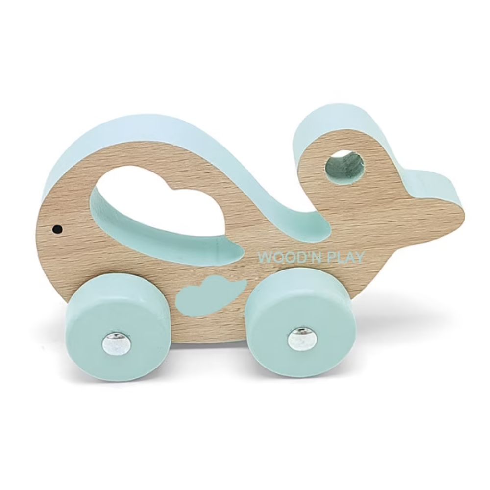 Wood' N Play - Ξύλινο κυλιόμενο ζώο σε Διάφορα Σχέδια - Wood' N Play