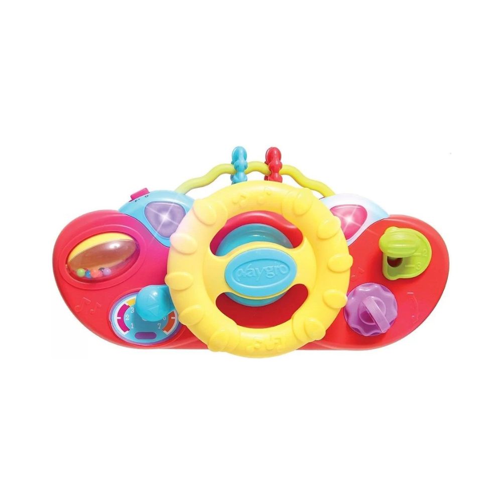 Playgro - Music and Lights Comfy Car Μαλακό Αυτοκινητάκι, 0186362 - Playgro