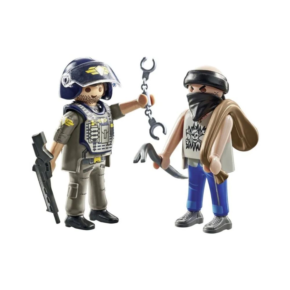 Playmobil Duo Pack - Κλέφτης και Αστυνόμος, 71505 - Playmobil, Playmobil Duo Pack