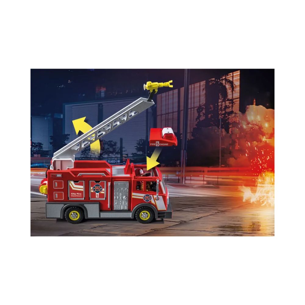 Playmobil City Action - Όχημα Πυροσβεστικής, 71233 - Playmobil, Playmobil City Action