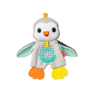 Infantino - Μασητικό πιγκουίνος Cuddly Teether, B-316329-01 - Infantino