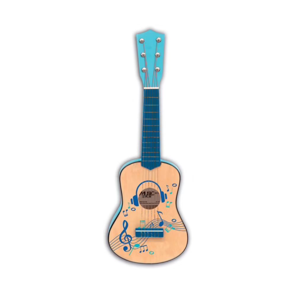 Music Star - Μπλε ξύλινη κιθάρα 55cm - Music Star