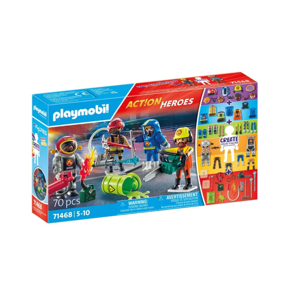 Playmobil Action Heroes - My Figures: Επιχείρηση Πυροσβεστικής, 71468