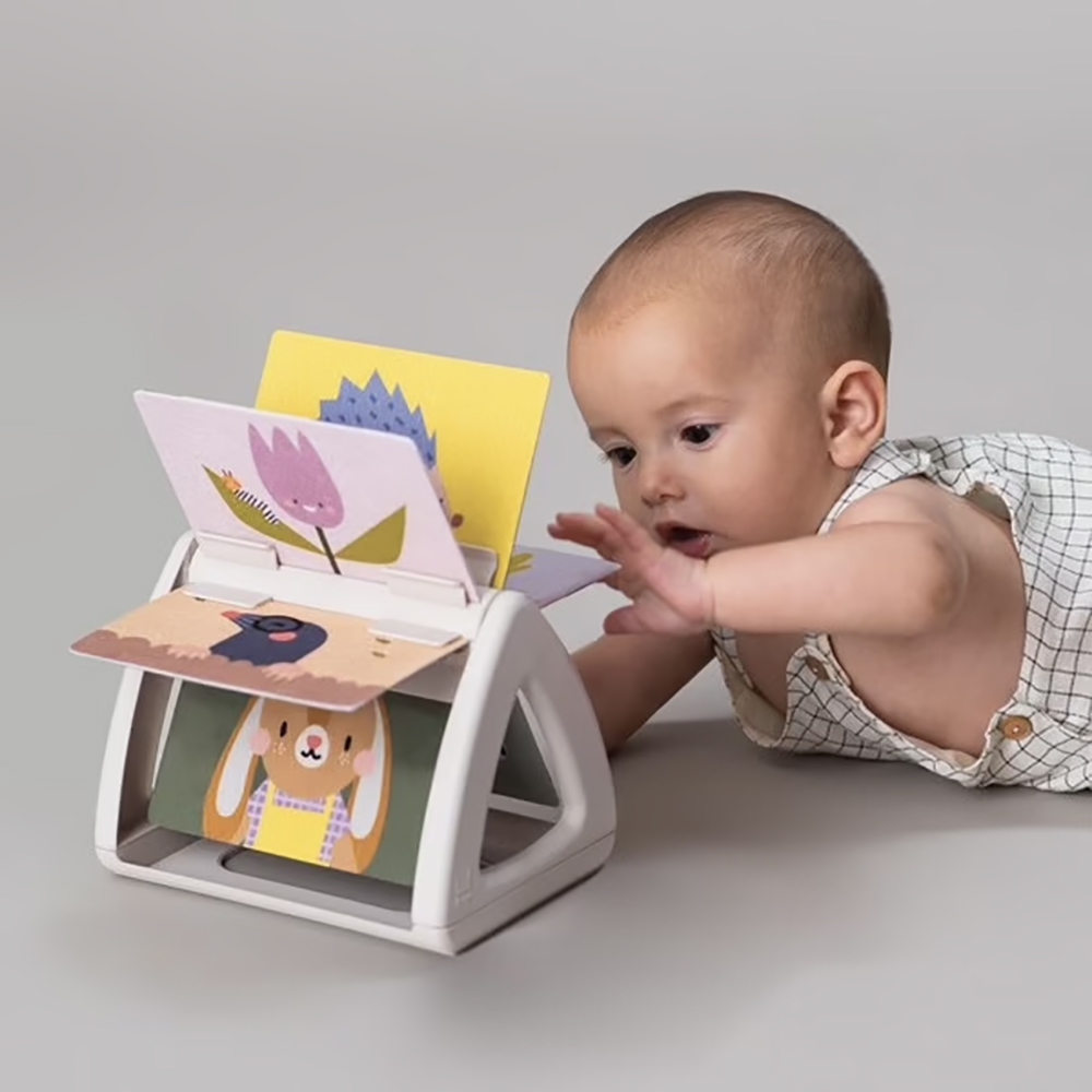 Taf Toys Tummy time spinning book - περιστρεφόμενο παιδικό βιβλίο με ήχο - Taf Toys