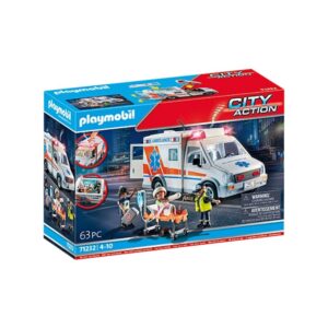 Playmobil City Action - Ασθενοφόρο, 71232 - Playmobil, Playmobil City Action