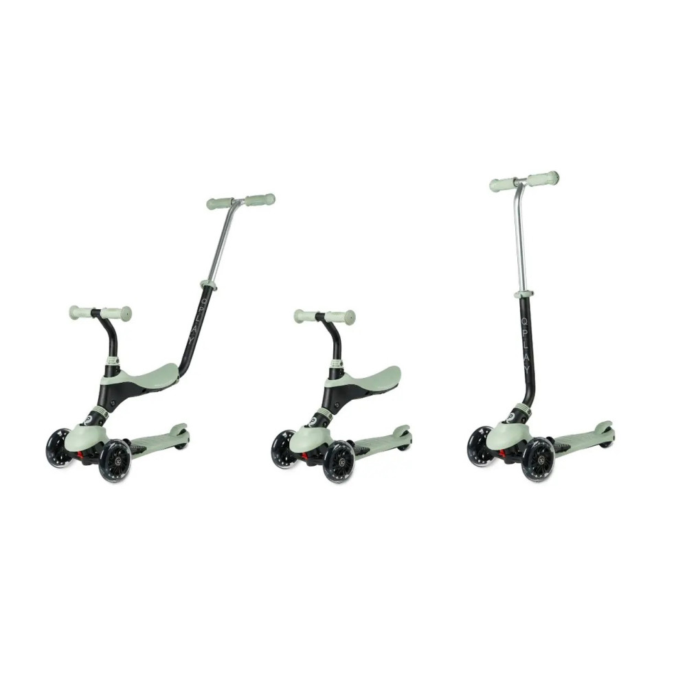 Qplay Sema 3 σε 1 Pro Led Green Scooter 01-1212071-02 - QPLAY