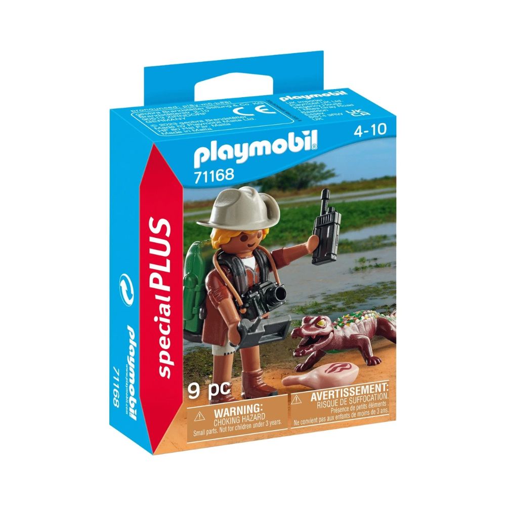 Playmobil Special Plus -  Εξερευνητής Με Αλιγάτορα, 71168 - Playmobil, Playmobil Special Plus