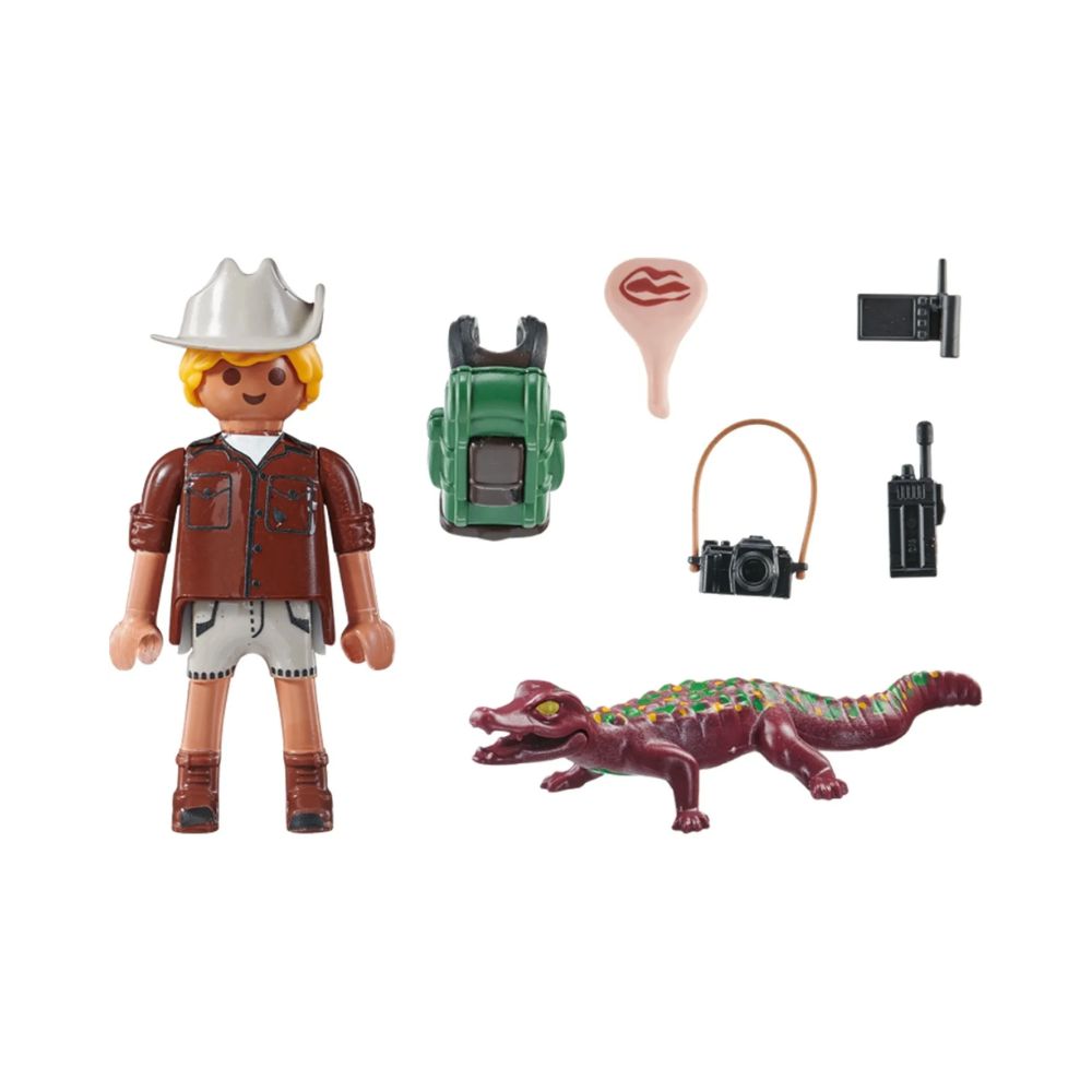 Playmobil Special Plus -  Εξερευνητής Με Αλιγάτορα, 71168 - Playmobil, Playmobil Special Plus