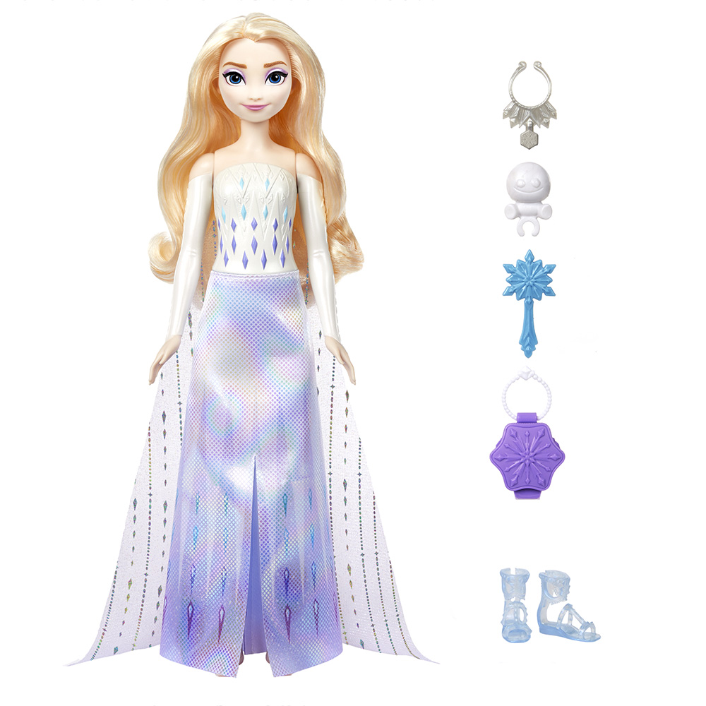 Λαμπάδα Mattel Disney Frozen Spin & Reveal Elsa Κούκλα HTG25 - Disney