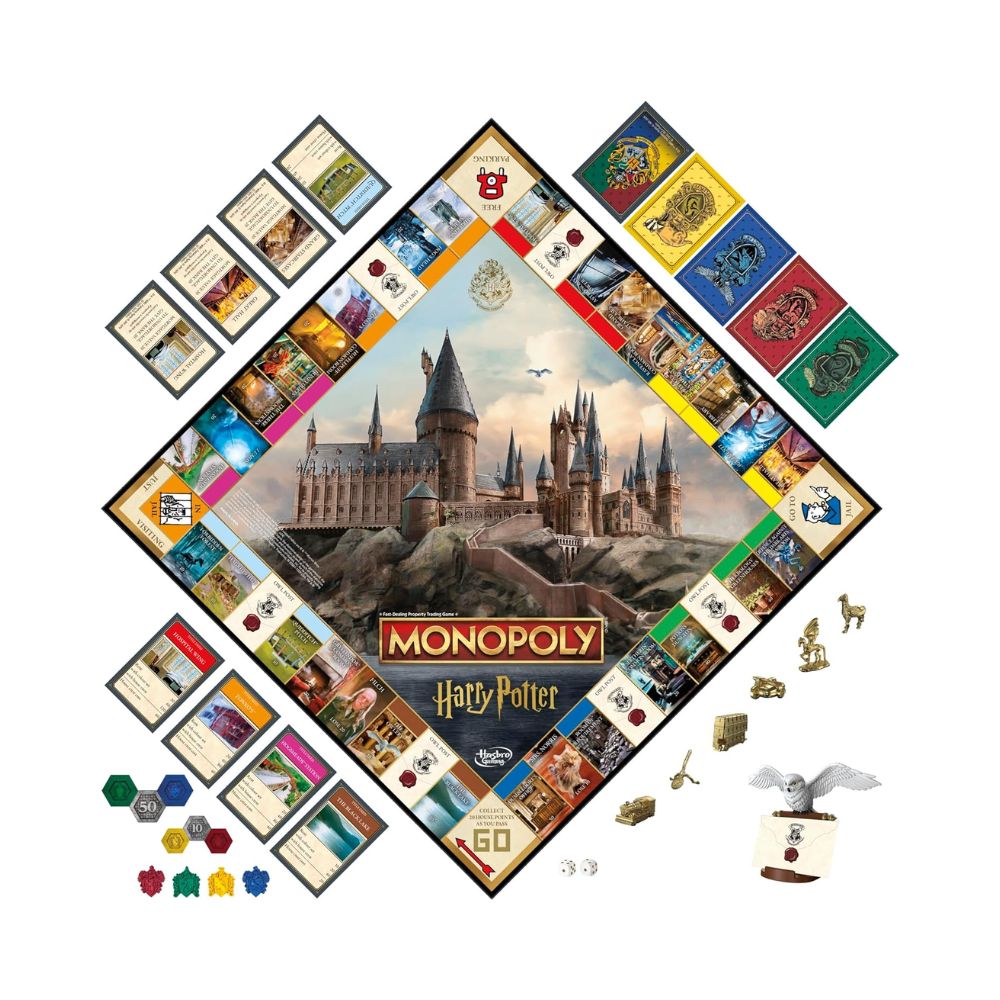 Επιτραπέζιο Παιχνίδι Monopoly Harry Potter Edition, F9422 - Harry Potter, Hasbro Gaming, Monopoly