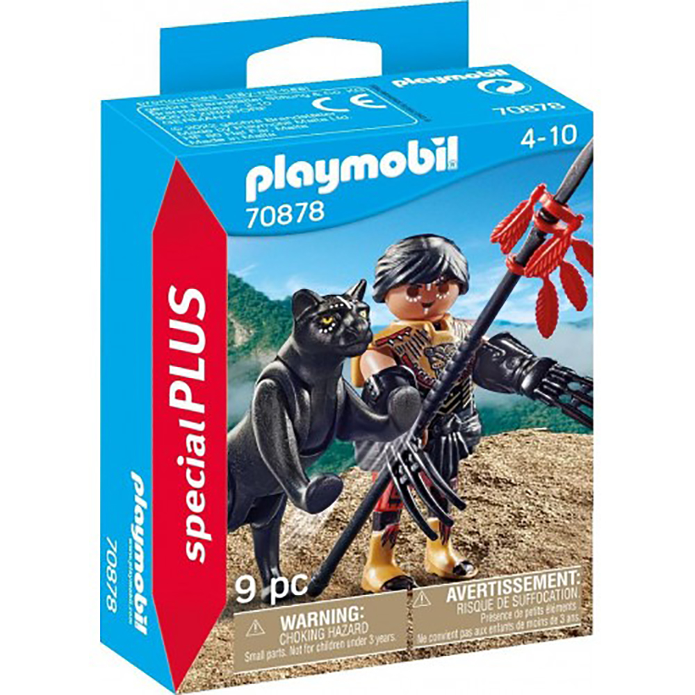 Playmobil Special Plus Πολεμιστής Με Μαύρο Πάνθηρα 70878 - Playmobil