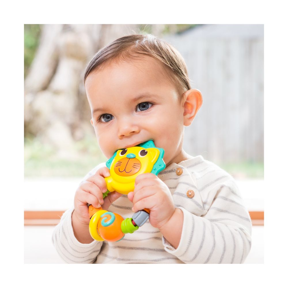 Infantino Μασητικό λιονταράκι Lion Teether, B-930-216274-01 - Infantino