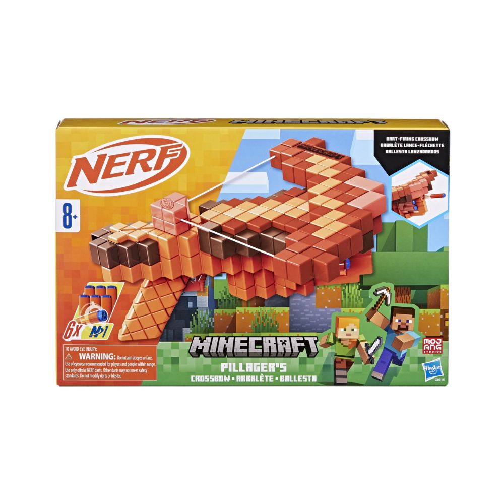 Nerf Minecraft Pillager's Crossbow, G0315 - Minecraft, NERF