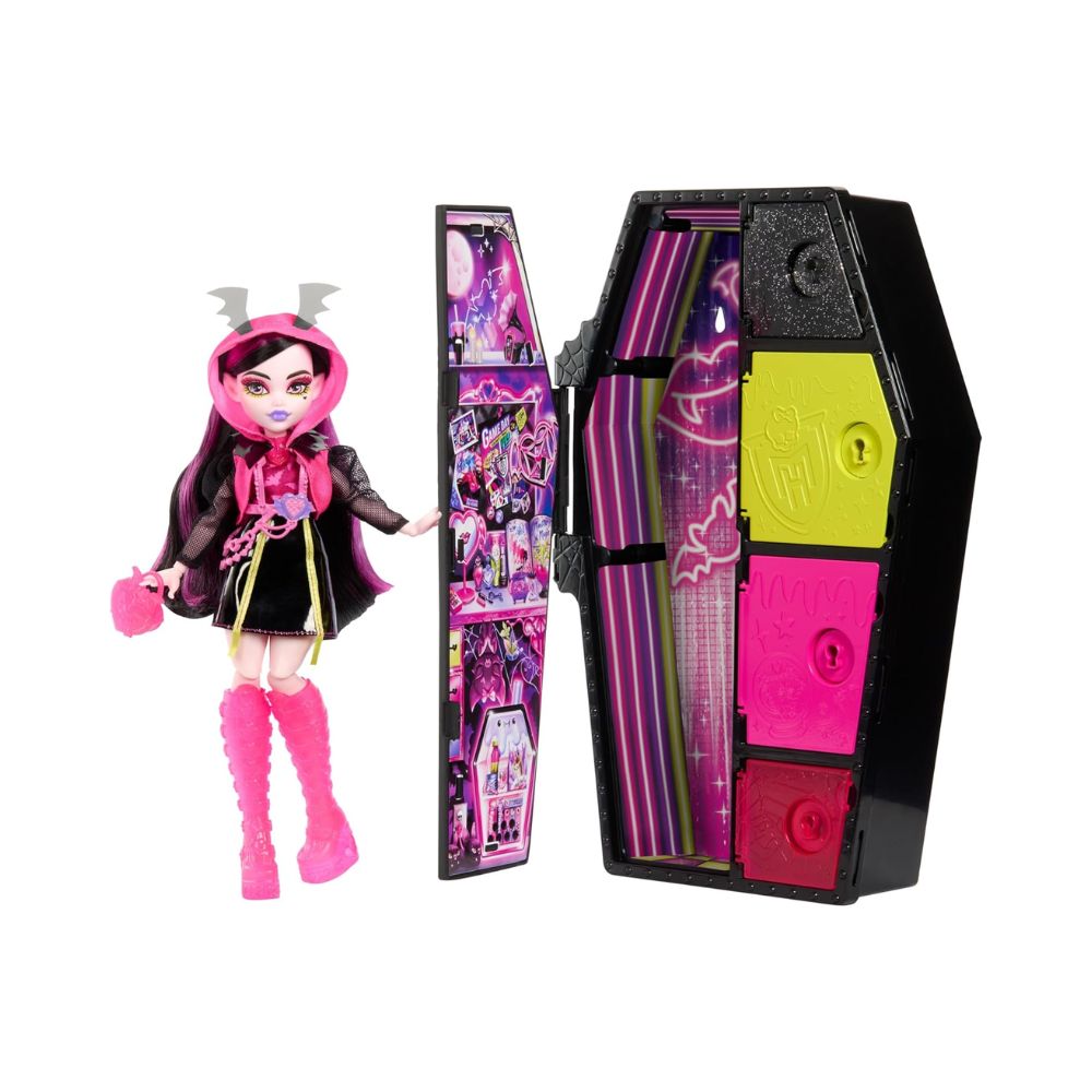 Monster High - Neon Frights-Draculaura, HNF78 - Monster High