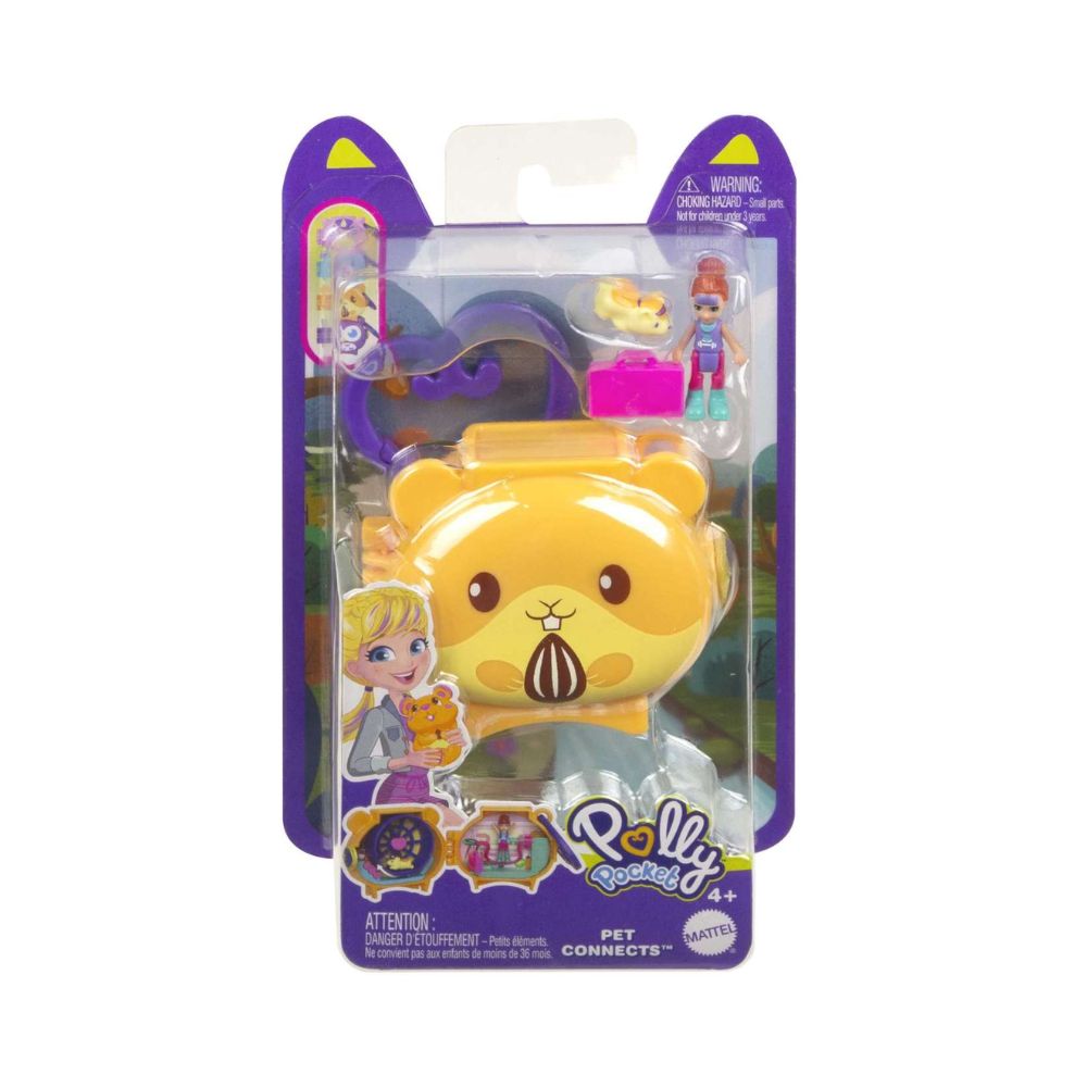 Polly Pocket Pet Connects Σετάκια με Ζωάκια σε Διάφορα Σχέδια, GYV99 - Polly Pocket