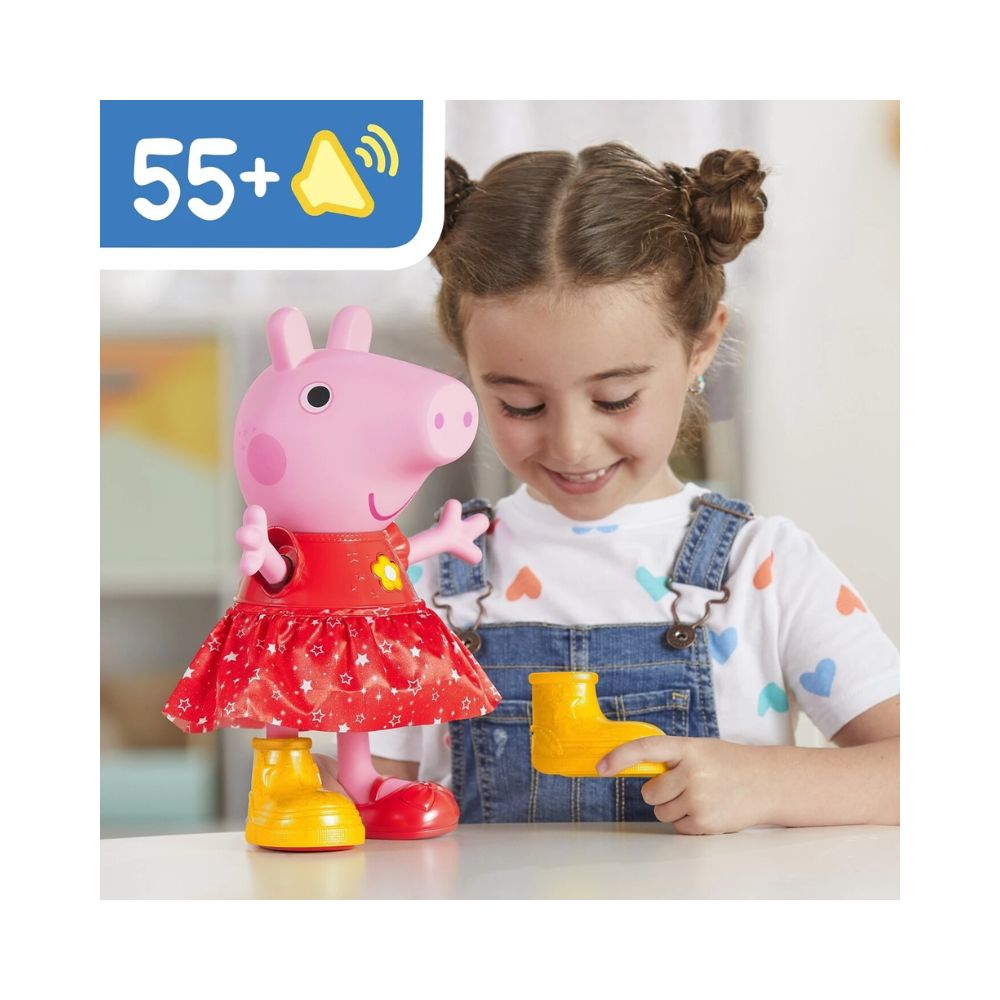 Peppa Pig Κούκλα Peppas Muddy Puddles Party, F8873 - Peppa Pig