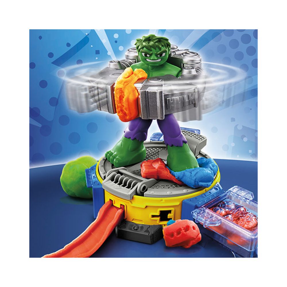 Play-Doh Marvel Hulk Smash & Squish Playset με την Φιγούρα του Hulk, F9826 - Marvel, Play-Doh