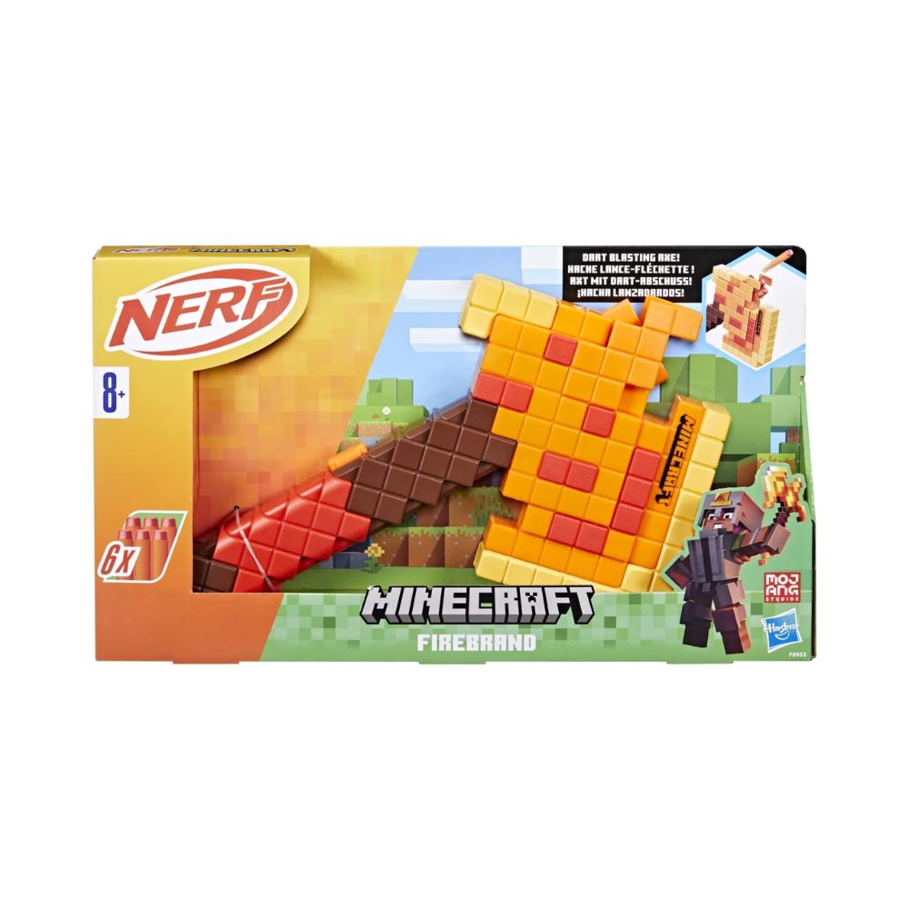 Nerf Minecraft Firebrand, F8953 - Minecraft, NERF