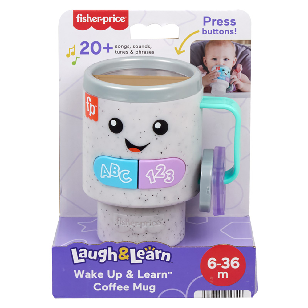 Fisher Price Wake Up And Learn εκπαιδευτική κούπα καφέ, HWY44 - Fisher-Price