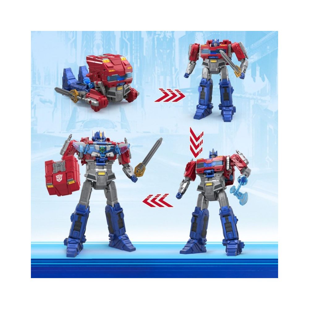 Transformers movie 8 power flip optimus prime, F9209 - Transformers