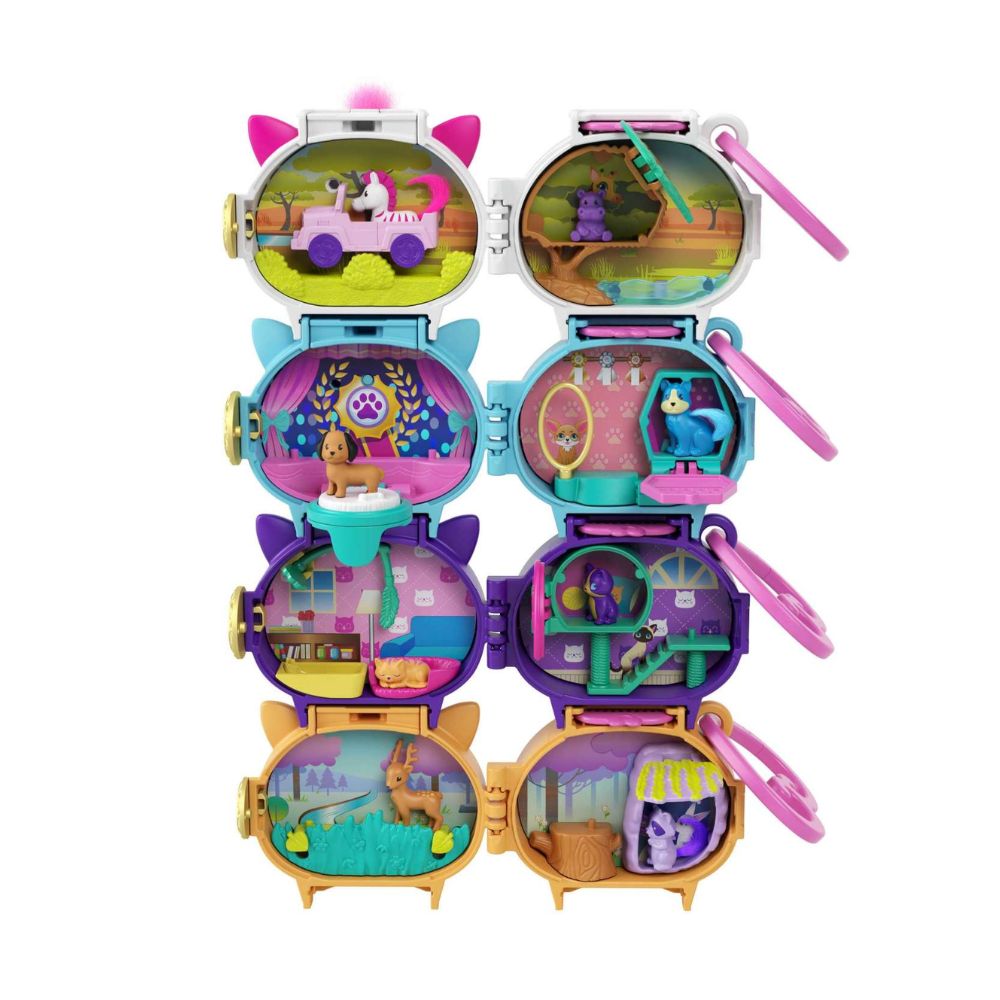 Polly Pocket Pet Connects Σετάκια με Ζωάκια σε Διάφορα Σχέδια, GYV99 - Polly Pocket