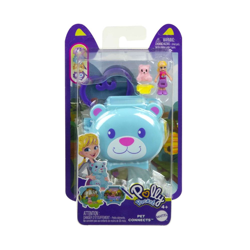 Polly Pocket Pet Connects Σετάκια με Ζωάκια σε Διάφορα Σχέδια, GYV99 - Polly Pocket