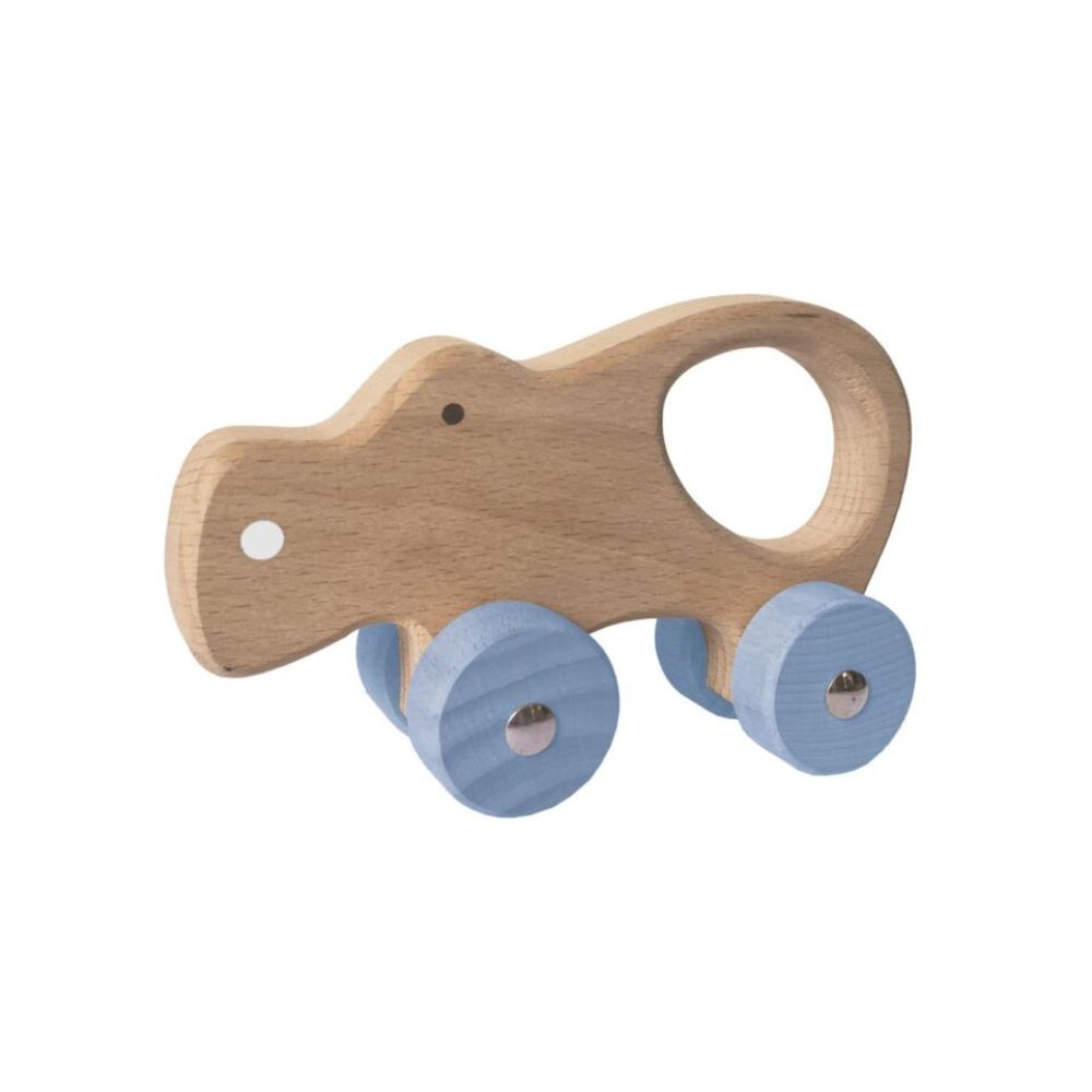 Wood' N Play Ξύλινα ζωάκια με ρόδες σε Διάφορα Σχέδια - Wood' N Play