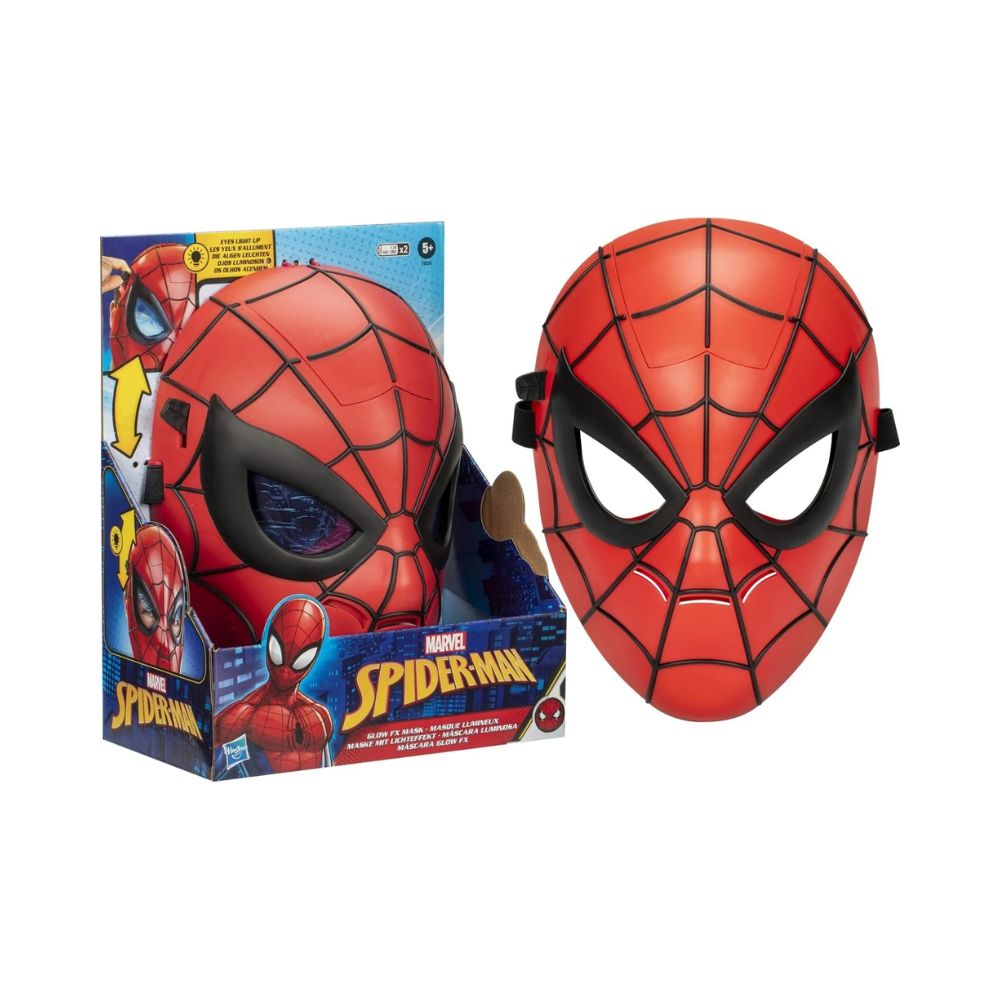 Spiderman Marvel Spider-Man Glow FX Μάσκα, Light-Up Role Play, F8839 - Marvel, Spider-Man